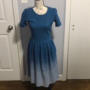 LulaRoe size small Blue dress